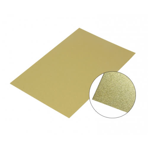 Alumiiniumleht kuldne läikiv 10 x 15 cm sublimatsioonitermotransfeer