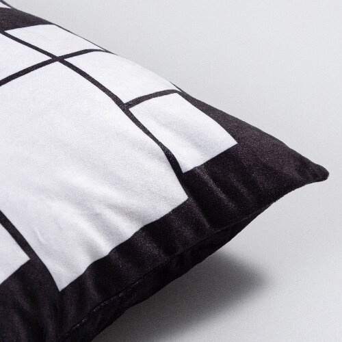 Taie d'oreiller en peluche avec panneaux pour photos pour sublimation - coeur