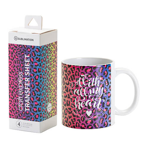 Dynamic Leo transferark 30,5 x 11,4 cm - 4 stk.