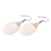 Boucles d'oreilles en coquille pour la sublimation - ovale
