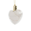 Bauble din plastic cald luminos - inimă pentru sublimare