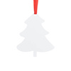 Pendentif en plastique pour sublimation - Sapin de Noël
