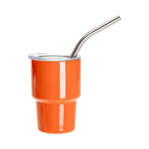 Nerūsējošā tērauda glāze sublimācijai - oranža