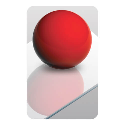 Aluminium paneel voor sublimatie 40,6 x 30,4 cm - glanzend