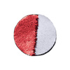 Two-colour sequins for sublimation printing and textile applications – red circle Ø 19