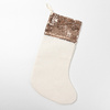 Christmas sock with champagne sequins for sublimation