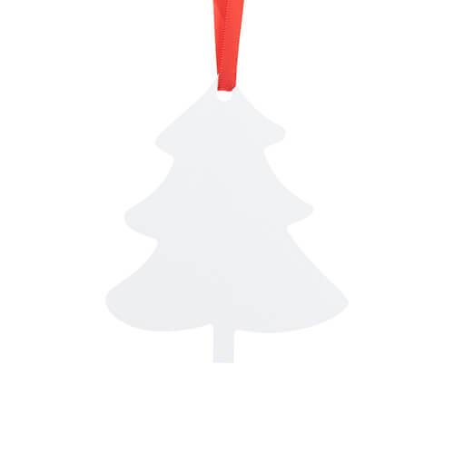 Szublimációs műanyag medál - karácsonyfa