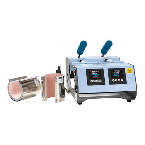 To-stationers kop- og tumblerpresse