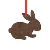 Obesek iz 3 mm vlaknenih plošč za sublimacijo - Bunny