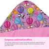 Set of 2 printable children's hooded towels