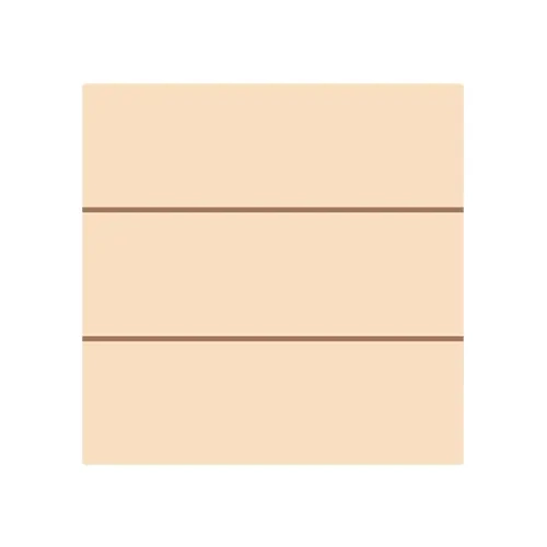Square plywood photo frame, striped, 15 x 15 cm