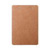 A5 leather clipboard for sublimation - brown