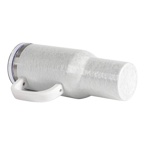 1200 ml potovalni vrč 3D Puff Cloud za sublimacijo - bel