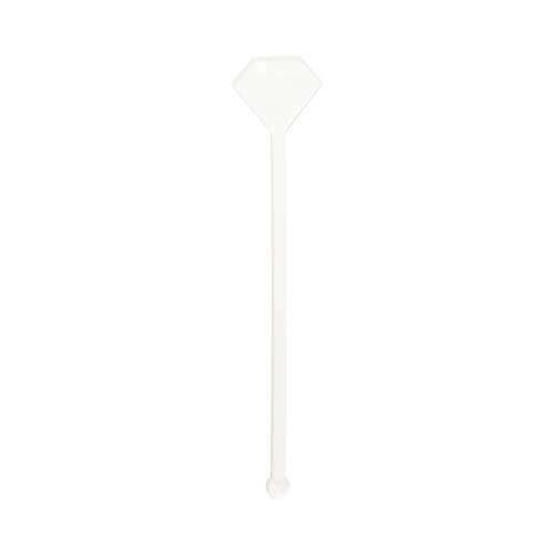 Akryl-drikkeomrører 15 cm til sublimering - diamant