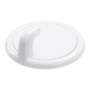 A small plastic hanger for sublimation - white circle