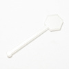 Agitateur en acrylique 10 cm pour sublimation - hexagone