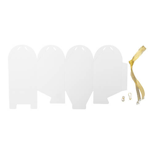 Ambalaj decorativ pentru sublimare - 9 x 9 x 13 cm
