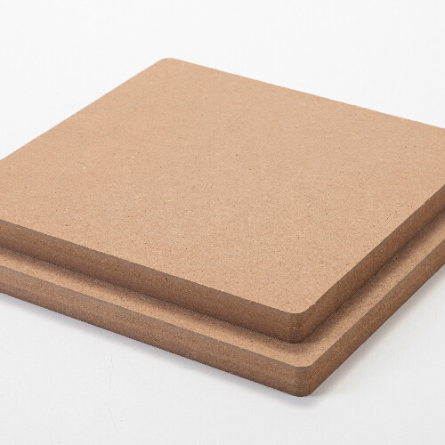 Placă de fibre pentru sublimare 20 x 20 x 1,5 cm - 2 bucăți. - spate maro deschis