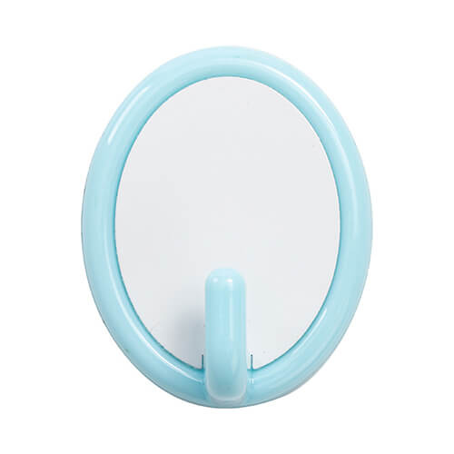 Kleine plastic hanger voor sublimatie - blauw ovaal