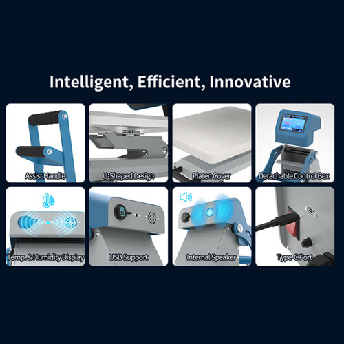 Prasa płaska Otter Ultra Heat Press G1