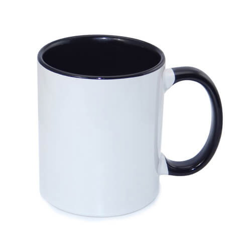 Krūzis A+ 330 ml FUNNY melns Sublimācijas termopārneses krūze