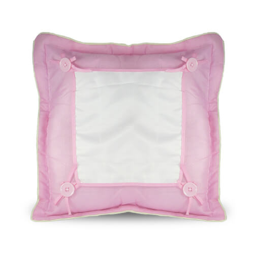 Housse de coussin Super Quality 40 x 40 cm rose Sublimation Transfert Thermique