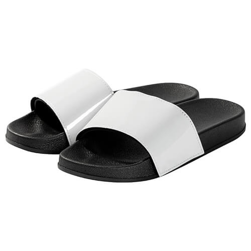 Teenslippers voor volwassenen voor sublimatie - zwarte zool