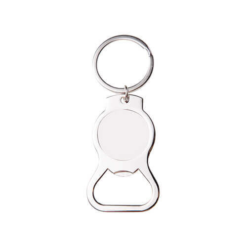 Metal keychain – bottle opener for sublimation printing - YA139