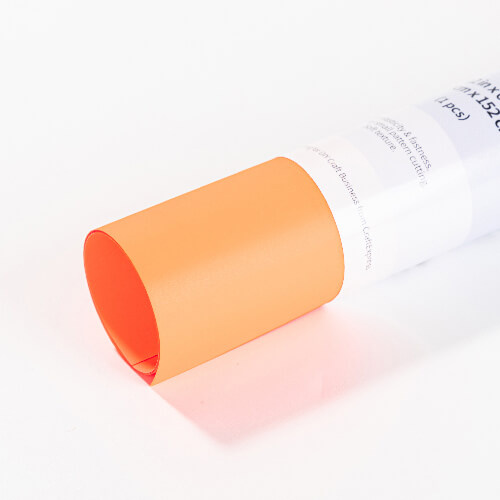 Feuille Flex - orange néon mat