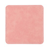 Leather square cup pad for sublimation - pink