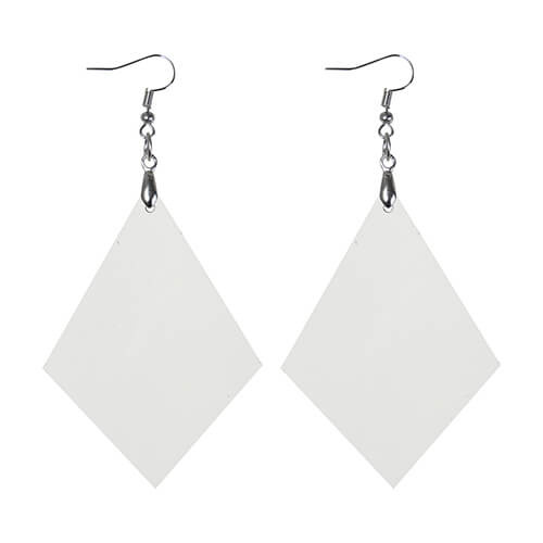 MDF oorbellen voor sublimatie - grote diamant