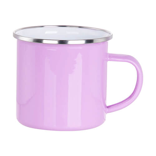 Metalen mok 360 ml voor sublimatie - lavendel