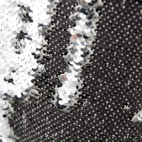 Housse de coussin à sequins 40 x 40 cm pour sublimation - argent