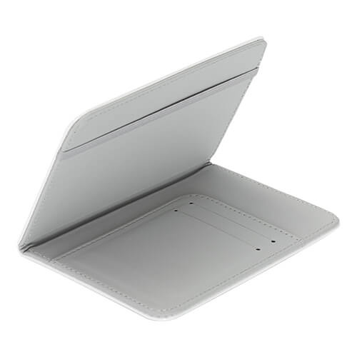 Funda de cuero para pasaporte para sublimación - blanco