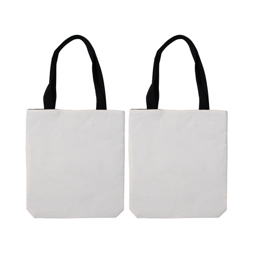 Set de 2 bolsas shopping de lino imprimibles