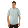 Solar T-shirt med korte muffer til sublimation - Arctic Blue