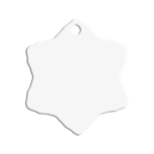 Fulg de zăpadă ornament țiglă Sublimare transfer termic
