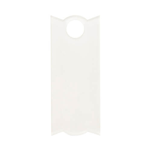 Akrüülist nimesilt 8,2 x 3,4 cm sublimatsiooni jaoks 