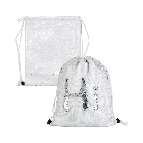 Set of 2 bags with sequins 36 x 45 cm for printing