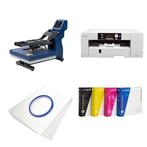 Sawgrass Virtuoso SG1000 printer kit + 38 x 38 cm flat press - BPRO3838FSCB