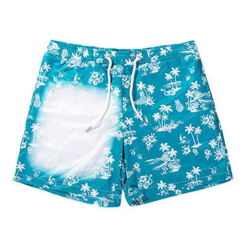 Men's sublimation beach shorts - coconut palms