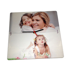 Wall MDF clock 28,5 x 28,5 cm for sublimation