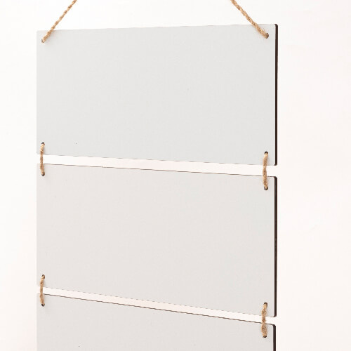 Šesť obdĺžnikových závesných rámov MDF na sublimáciu