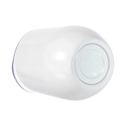 Cană de 360 ml pentru vin fiert pentru sublimare - alb iridescent