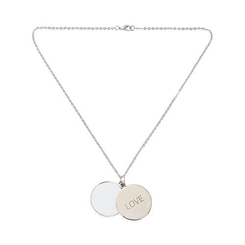 Apaļš medaljons sublimācijai - Love
