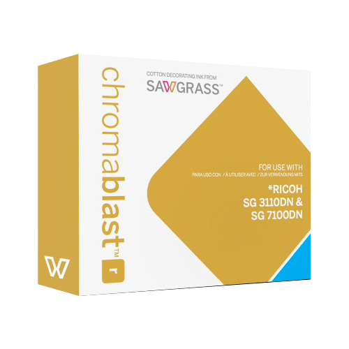 ChromaBlast-R CYAN geel-tindid Ricoh SG3110DN / SG7100DN