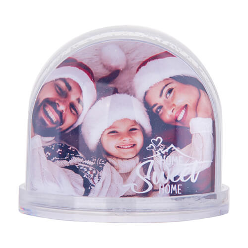 Hógolyó - ovális, finom fehér hóval