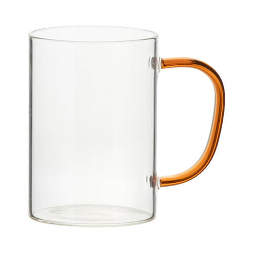 360 ml glas met rode rand voor sublimatie