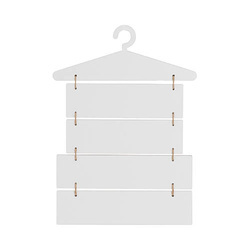 Five hanging MDF frames for sublimation - hanger