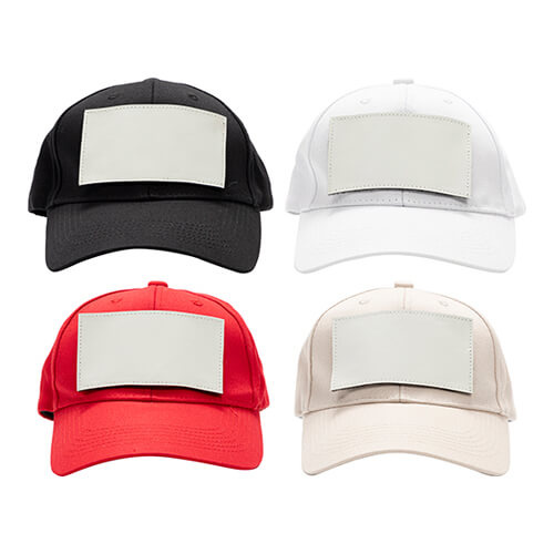 Patch din piele dreptunghiulară cu Velcro pentru sublimare